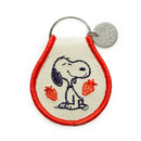 Patch Keychain- Snoopy Strawberry