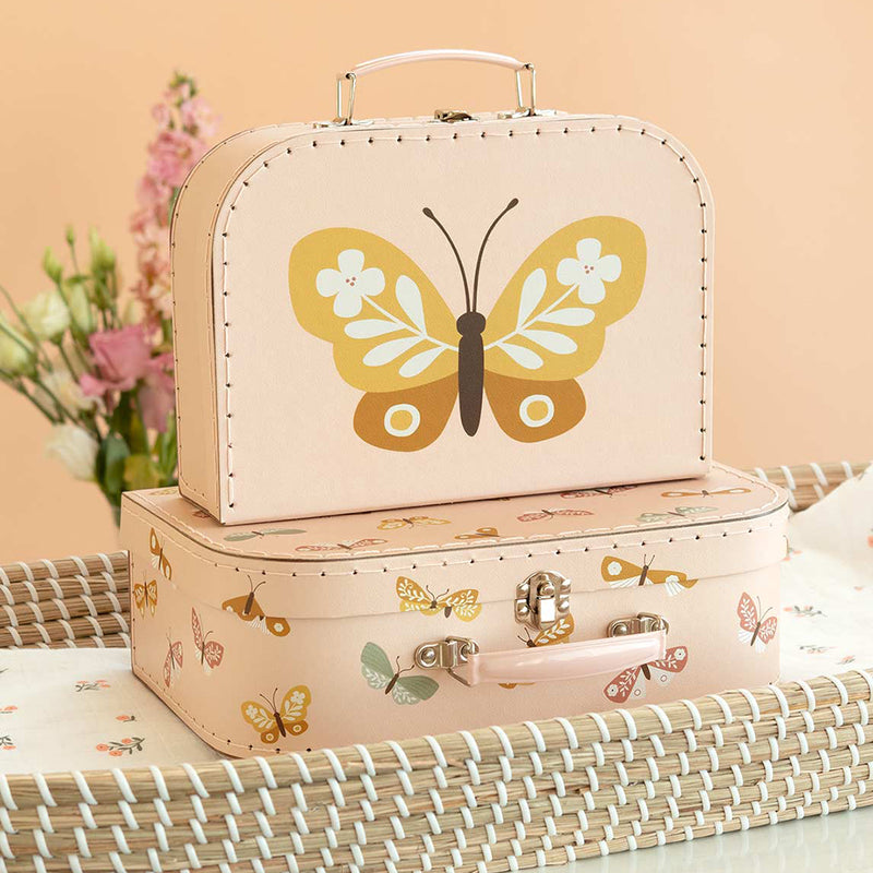 Suitcase Set of 2- Butterflies