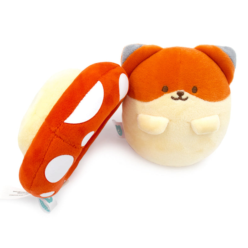 6" Floatie Plush- Fox with Mushroom