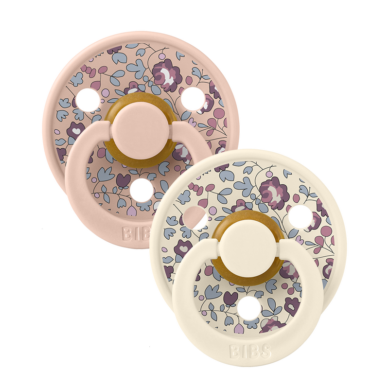 Colour 2 Pack Pacifier Set- Liberty Eloise Print Blush