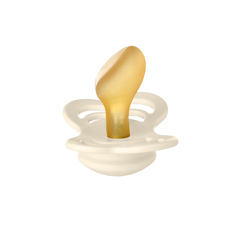 Couture Pacifier 2 Pack- Ivory/Blush (Natural Rubber)
