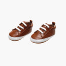 Baby Leather Sneakers- Brown