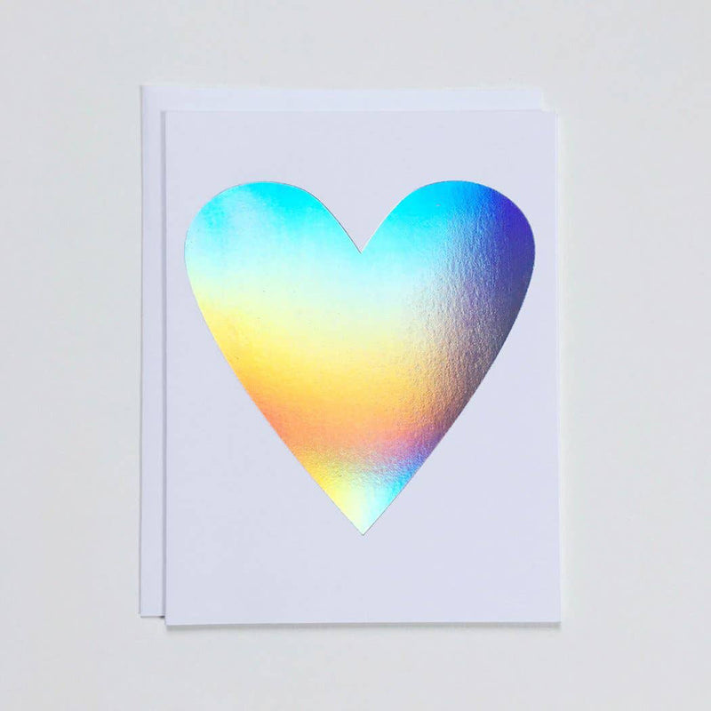 Hologram Heart Note Card