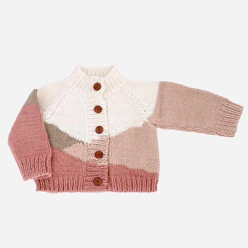 Sunset Cardigan- Rose