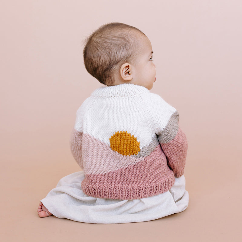 Sunset Cardigan- Rose