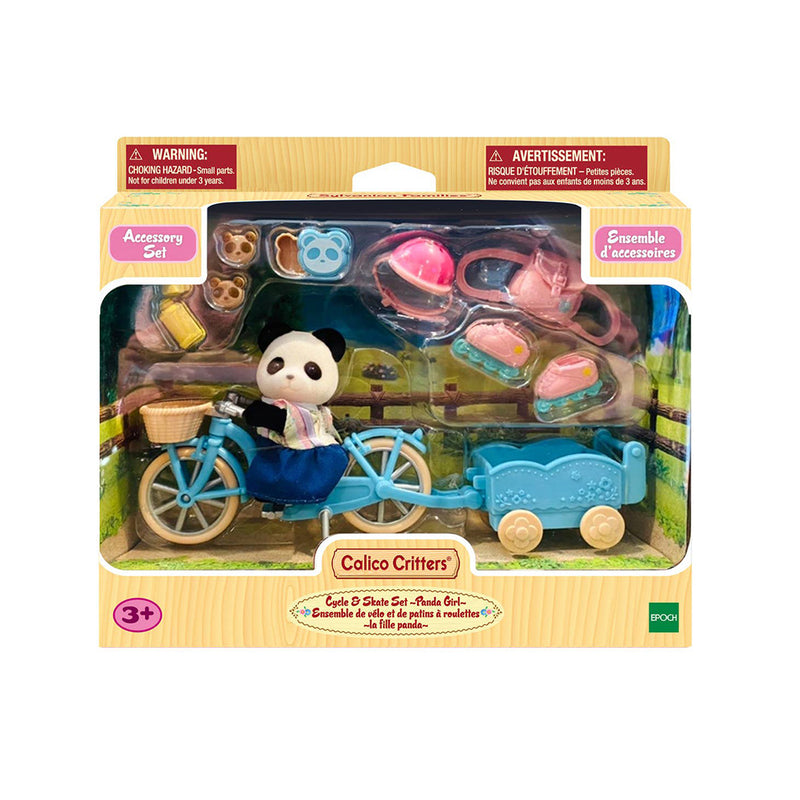Bike & Skate Set with Panda