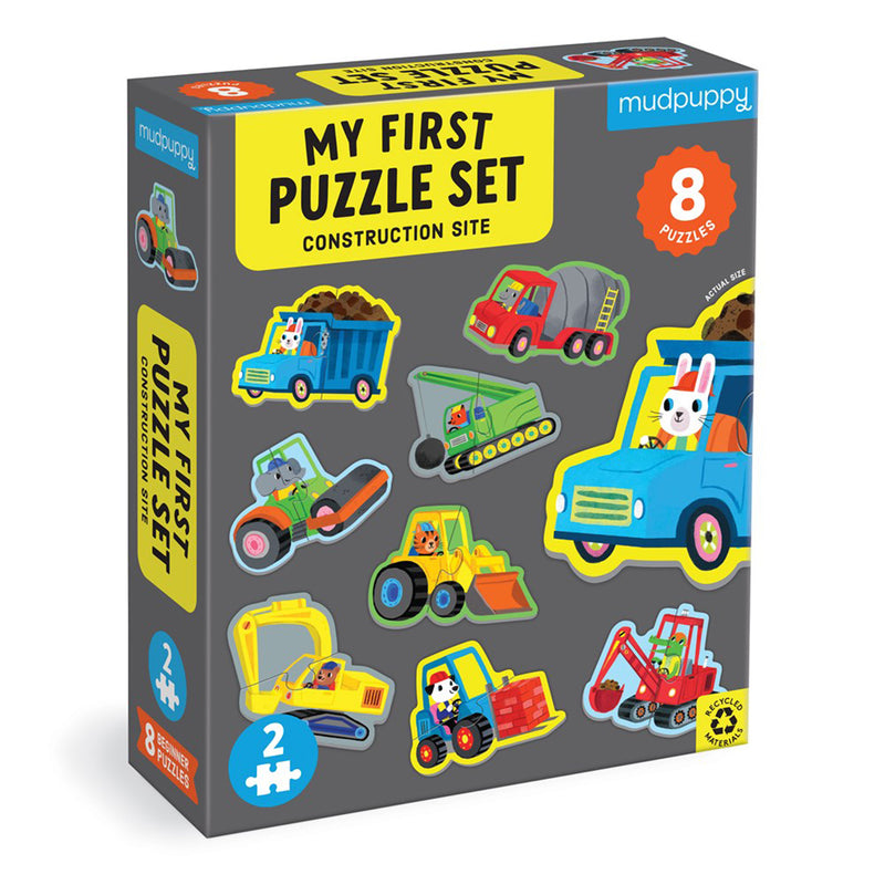 2 pc My First Puzzle Set- Construction Site