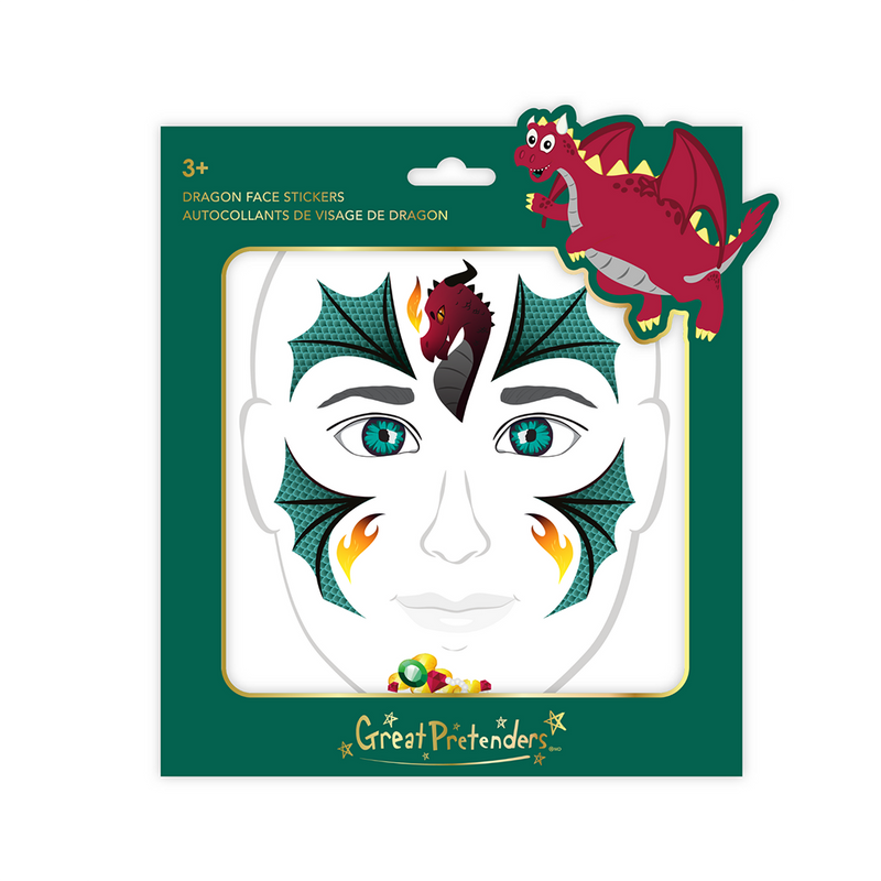 Face Stickers- Dragon