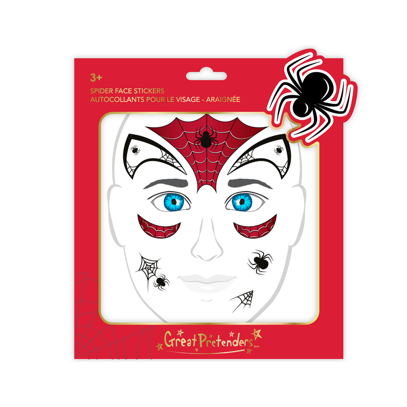 Face Stickers- Spider