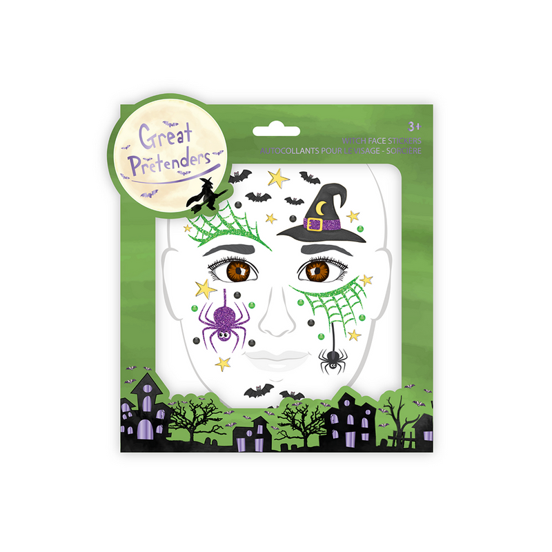 Face Stickers- Witch