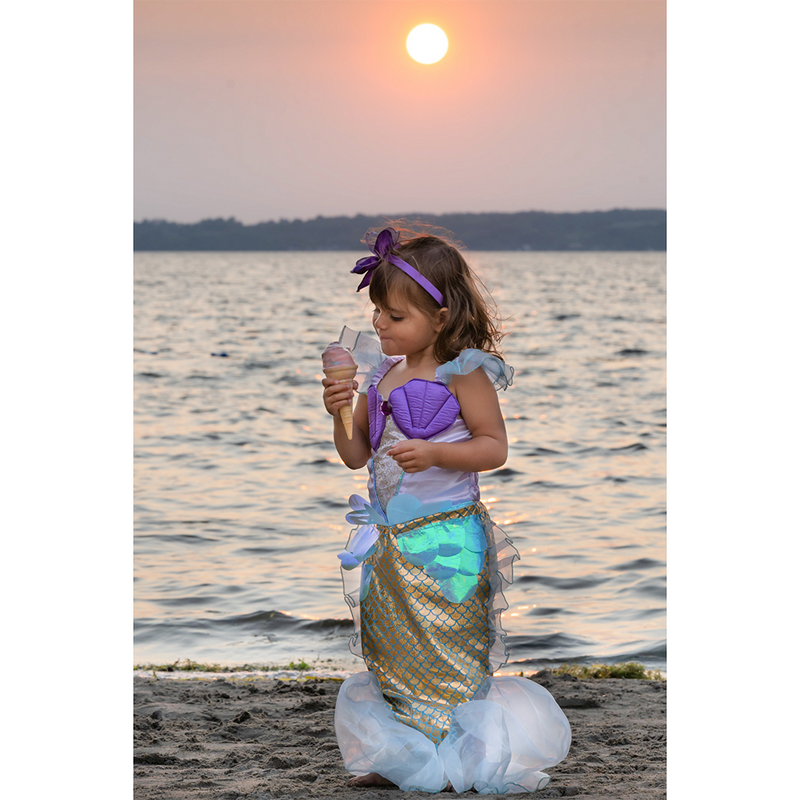 Kids Mermaid Dress & Headband