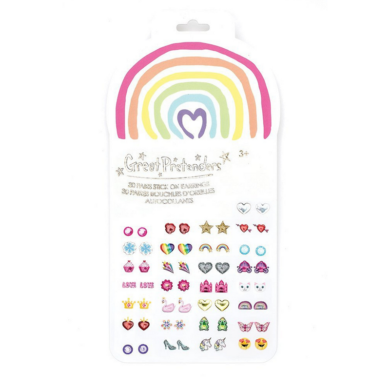 Rainbow Love Sticker Earrings