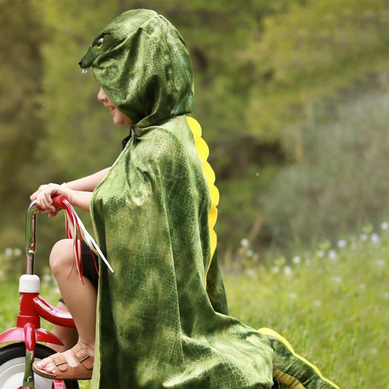 Kids T-Rex Hooded Cape (4/5Y)