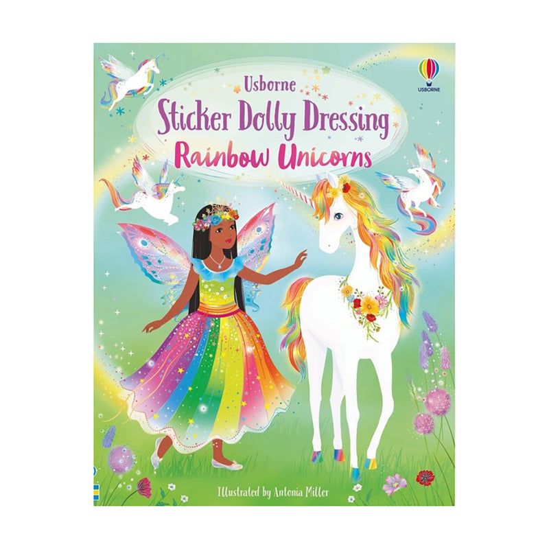 Sticker Dolly Dressing Rainbow Unicorns