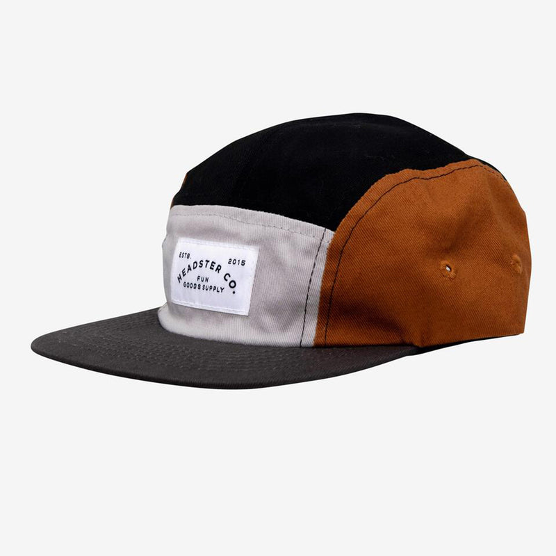 Colorblock 5 Panel- Black/Tan