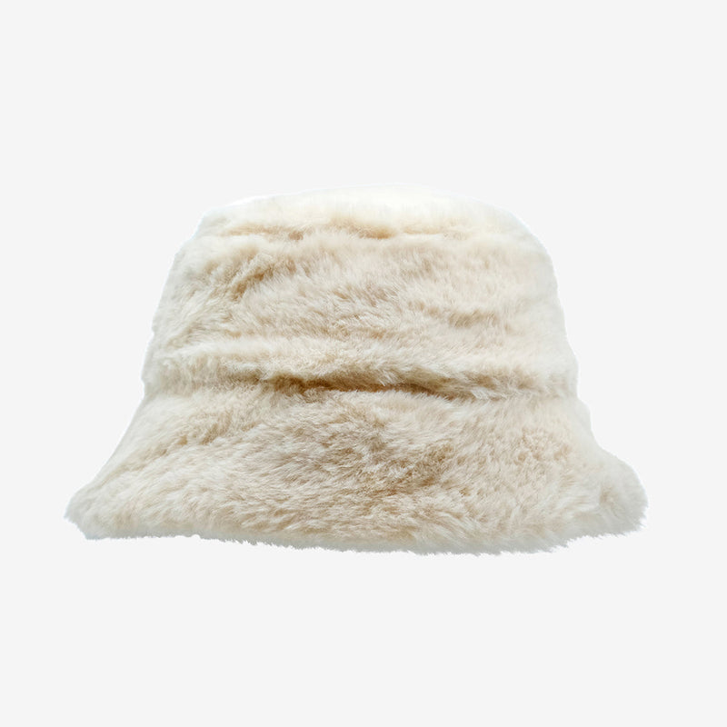 Furry Friend Bucket Hat- Sugar Swirl