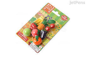 Iwako Fruit Erasers Card