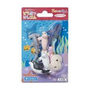 Ocean Animal Carded Eraser Set