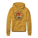 Adult Sunset PNW Tree Hoodie- Mustard