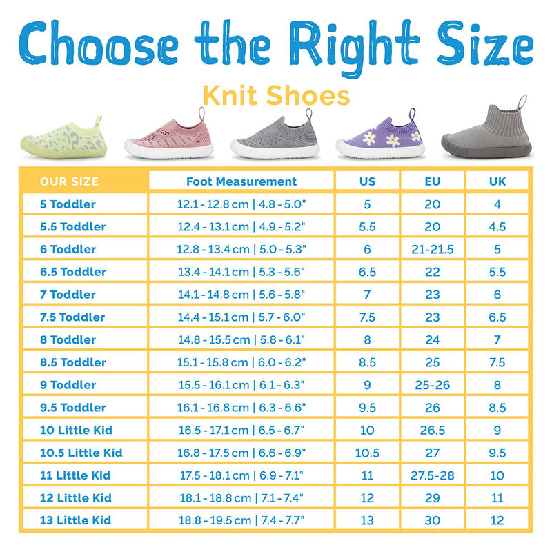 Kids Breeze Knit Shoe- Grey