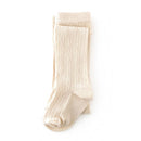 Cable Knit Tights- Vanilla