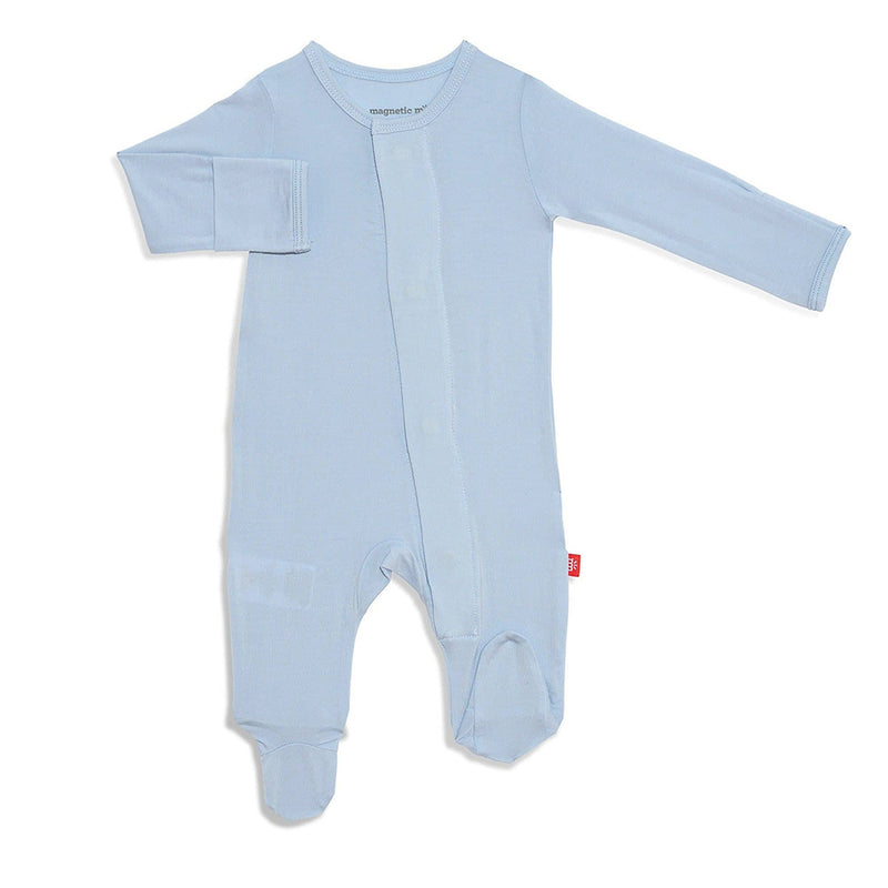 Modal Magnetic Footie- Baby Blue