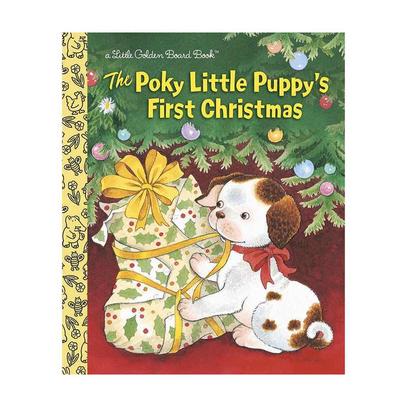 Little Golden Board Book: The Pokey Little Puppy's First Christmas