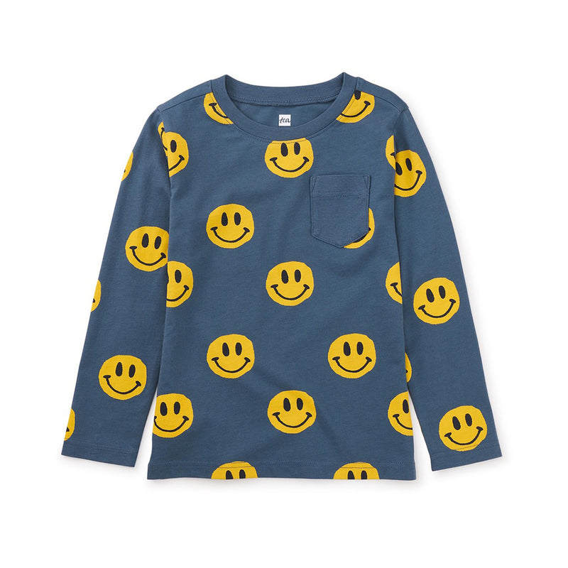 Smile a While Long Sleeve Graphic Tee