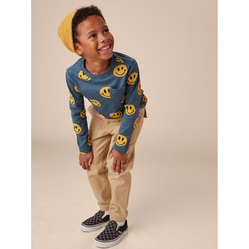 Smile a While Long Sleeve Graphic Tee