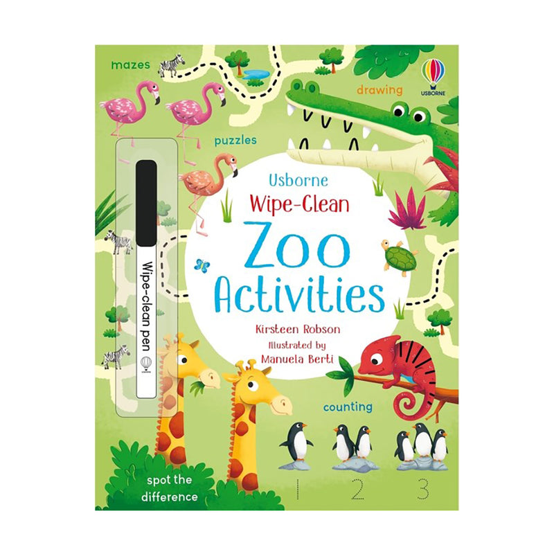 Wipe-Clean Zoo Activities