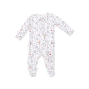 2-Way Zip Ruffle Back Footie- Enchanted Woodland