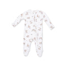 2-Way Zip Footie- Explorer Puppy Blue