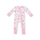 Convertible Romper- Princess Unicorns & Castle