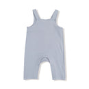 Organic French Terry Overalls- Quarry