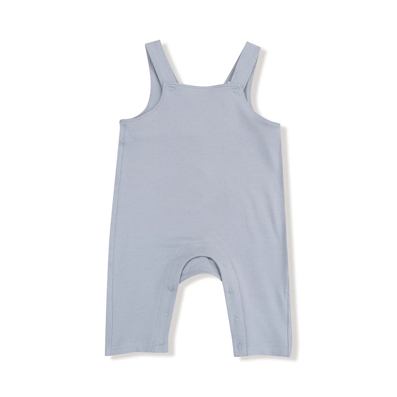 Organic French Terry Overalls- Quarry