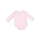 Long Sleeve Bodysuit- Pink Baby Woodland