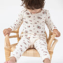 Loungewear Set- Ribbed Misty Rose Floral