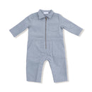 Organic Corduroy Retro Jumpsuit- Quarry