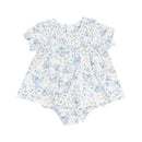 Smocked Ruffle Bubble with Skirt- Veronical Floral