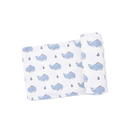 Swaddle Blanket- Bubbly Sailor Whales Blue