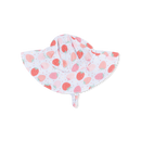Organic Wide Brim Sun Hat- Strawberry Bliss
