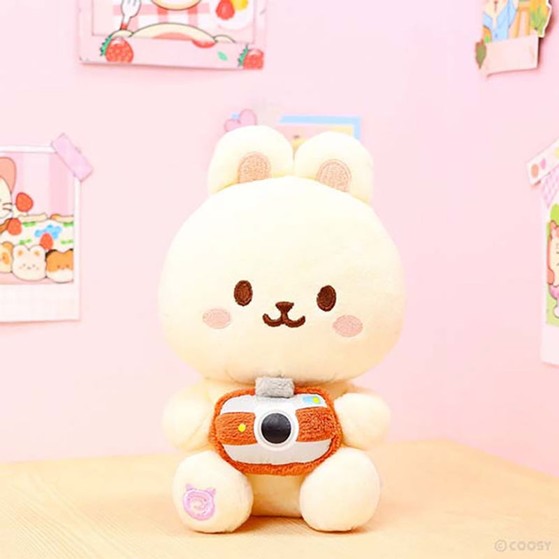 Sitting Plush- Camera Bunny