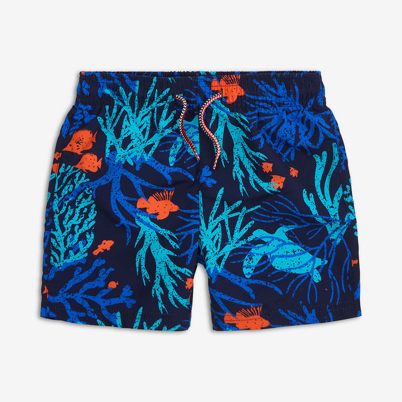 Midlength Swim Trunks- Coral Reef