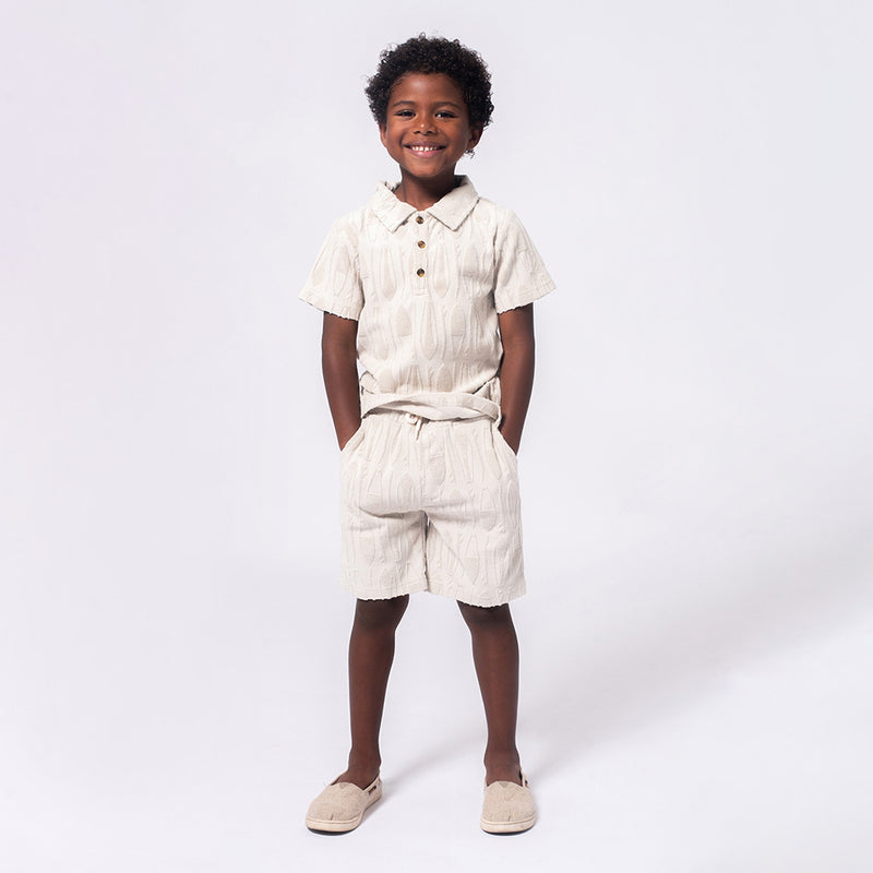 Fairbanks Polo- Taupe Surfboards