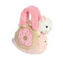 Fancy Pals Donut Snail Kitten Purse 7"