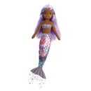 Sea Sparkles Cheeky Mermaid- Heart Purple 18"