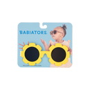 Round Flower Sunglasses- Yellow (Hangtag)
