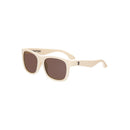 Navigator Sunglasses- Sweet Cream w/ Amber Lenses (Boxed)