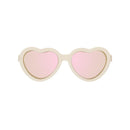 Polarized Heart Sunglasses- Sweet Cream (Boxed)