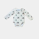 Bamboo Long Sleeve Bodysuit- Christmas Truck